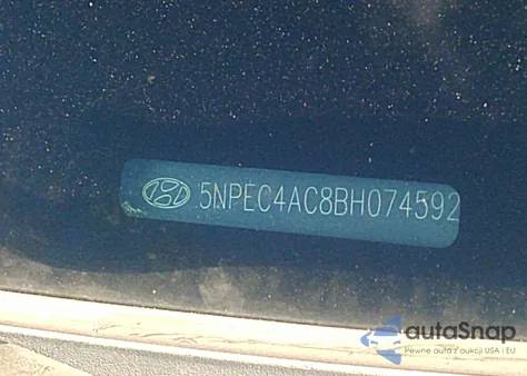 2011 Hyundai Sonata Limited из США, поврежденный, VIN 5NPEC4AC8BH074592